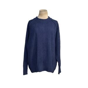 Beaully blue teddy long sleeves sweater size Medium